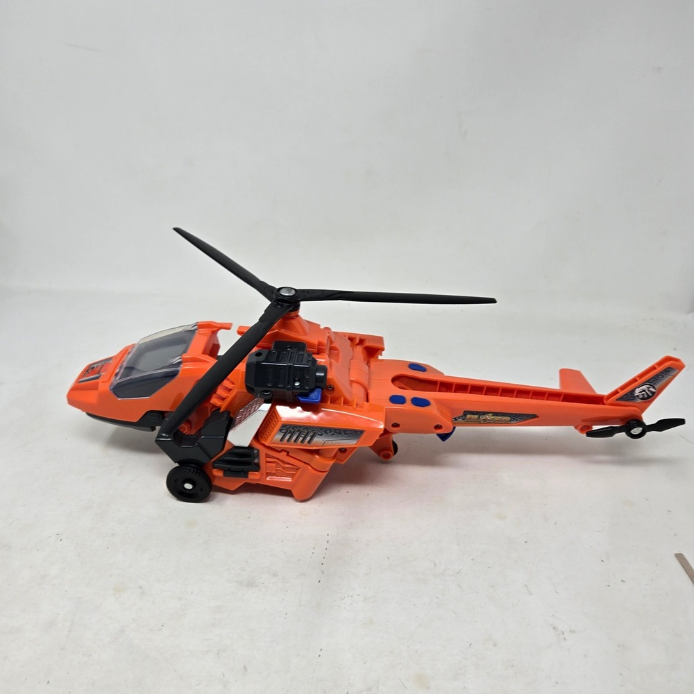 VTech Switch and Go Dinos Blaster the Velociraptor Orange Helicopter Toy